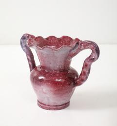 French Mid Century Maroon Glazed Vessel - 4295013