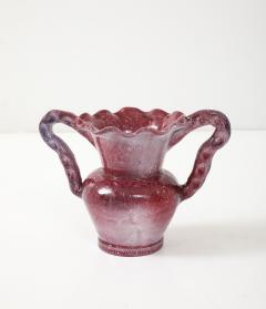 French Mid Century Maroon Glazed Vessel - 4295017