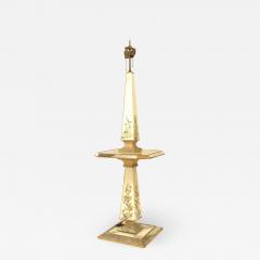 French Mid Century Mirrored Obelisk Floor Lamps - 1382247