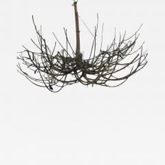 French Mid Century Modern Craftsman Twig Chandelier - 1832978