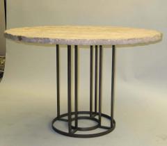 French Mid Century Modern Iron Circular Table Base - 1746394