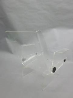 French Mid Century Modern Lucite Lounge Chair Paris 1970 - 4102967