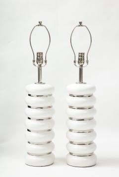 French Mid Century Porcelain Lamps - 2108105