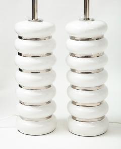 French Mid Century Porcelain Lamps - 2108111