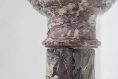 French Mid Century Red Marble Column - 3663778