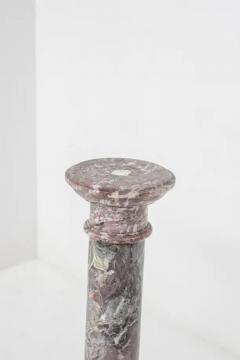 French Mid Century Red Marble Column - 3663820