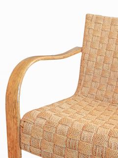 French Mid Century Rope Chair And Ottoman - 542494