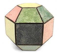 French Mid Century Shagreen Paperweight - 4195626