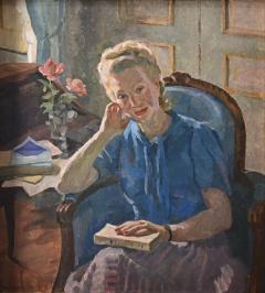 French Mid century Oil Painting Signed Coste - 4535638