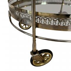 French Midcentury Brass and Glass Bar Cart - 3011149