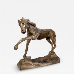 French Midcentury Bronze Horse - 3572257