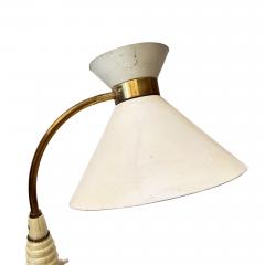 French Midcentury Cream Desk Lamp - 3159595