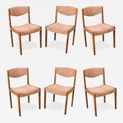 French Midcentury Dining Chairs Set of 6 - 4400888