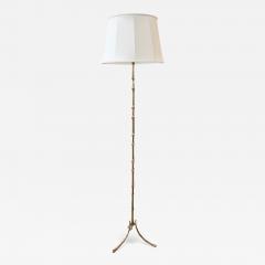 French Midcentury Faux Bamboo Floor Lamp - 3349069