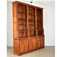 French Midcentury Oak Bibliotheque - 4390075