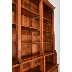 French Midcentury Oak Bibliotheque - 4390081