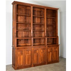 French Midcentury Oak Bibliotheque - 4390082