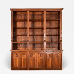 French Midcentury Oak Bibliotheque - 4400872