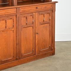 French Midcentury Oak Bookcase - 4396488