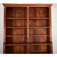 French Midcentury Oak Bookcase - 4396497