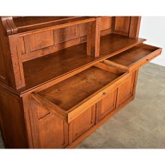 French Midcentury Oak Bookcase - 4396498