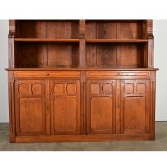 French Midcentury Oak Bookcase - 4396507