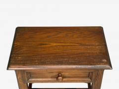 French Modern Brutalist Nightstands Oak France 1960s - 4729811