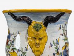 French Modern Majolica Jardinieres Ceramic France 1870s - 4543653