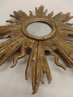 French Modern Neoclassical Gilt Lead Sunburst Mirror Attributed to Maison Jansen - 4105620