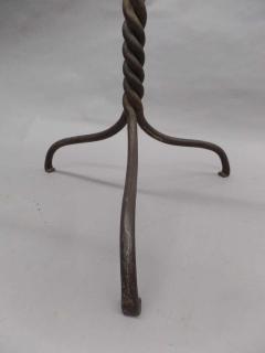 French Modern Neoclassical Hand Wrought Iron Table Base - 1861046