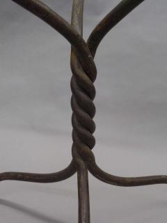 French Modern Neoclassical Hand Wrought Iron Table Base - 1861050