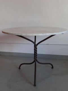 French Modern Neoclassical Hand Wrought Iron Table Base - 1861051