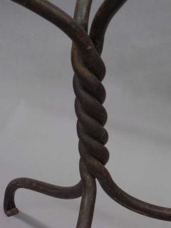 French Modern Neoclassical Hand Wrought Iron Table Base - 1861052