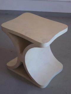 French Modern Neoclassical Parchment End or Side Table Jean Michel Frank - 1860928