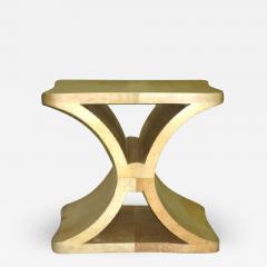 French Modern Neoclassical Parchment End or Side Table Jean Michel Frank - 1864360