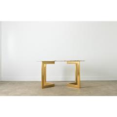 French Modern Oval Marble Dining Table - 4277669