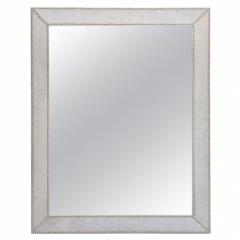 French Modern Pony and Nickel Mirror - 4172019