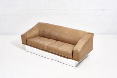 French Modern Sofa with Chrome Plinth Base - 2037336