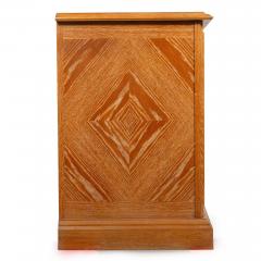 French Modernist Cerused Oak Sideboard Buffet Cabinet by Jean Claude Mahey - 4485294