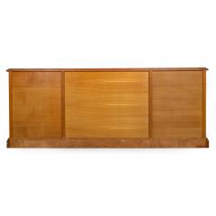 French Modernist Cerused Oak Sideboard Buffet Cabinet by Jean Claude Mahey - 4485296