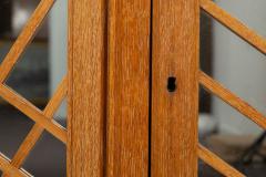 French Modernist Cerused Oak Sideboard Buffet Cabinet by Jean Claude Mahey - 4485302