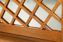 French Modernist Cerused Oak Sideboard Buffet Cabinet by Jean Claude Mahey - 4485303