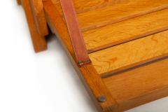 French Modernist Oak Bar Cabinet Bookshelf by Guillerme and Chambron - 4548387