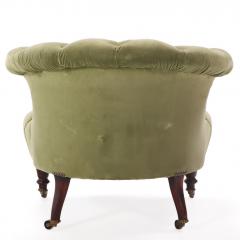 French Napoleon III Boudoir Chair C 1860 - 4618394