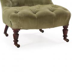 French Napoleon III Boudoir Chair C 1860 - 4618396