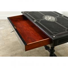 French Napoleon III Ebonized Writing Desk - 3627080