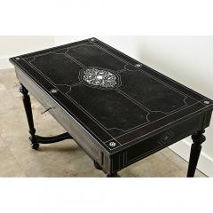 French Napoleon III Ebonized Writing Desk - 3627084