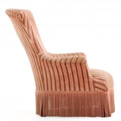 French Napoleon III Walnut Armchair C 1870  - 4636369