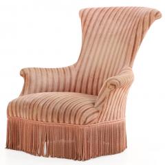 French Napoleon III Walnut Armchair C 1870  - 4636370