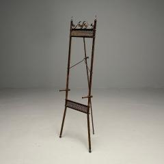 French Neoclassical Antique Standing Easel Bronze France 1940s - 3494705